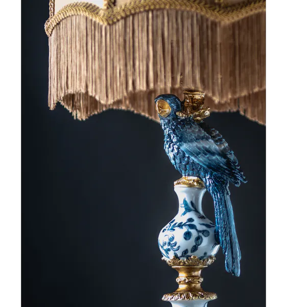 Hovedbilde A Lot LAMPEFOT Papegøye Blå