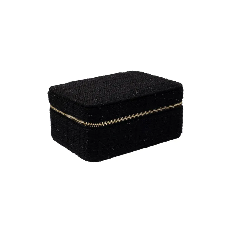 Dark TWEED JEWELLERY BOX BLACK