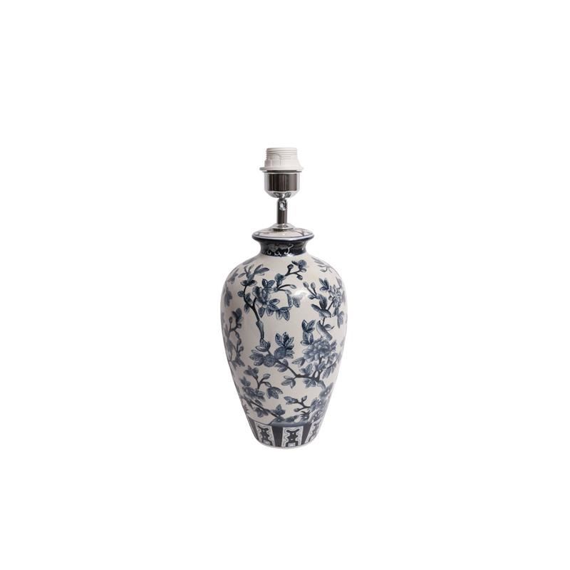 Lampefot Asia Blå/Hvit H30cm