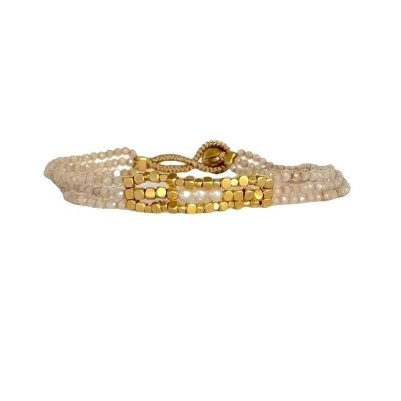 Ibu Jewels ARMBÅND Lulu Lily/Champagne