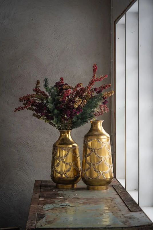 A Lot VASE m/dekor Gull/liten