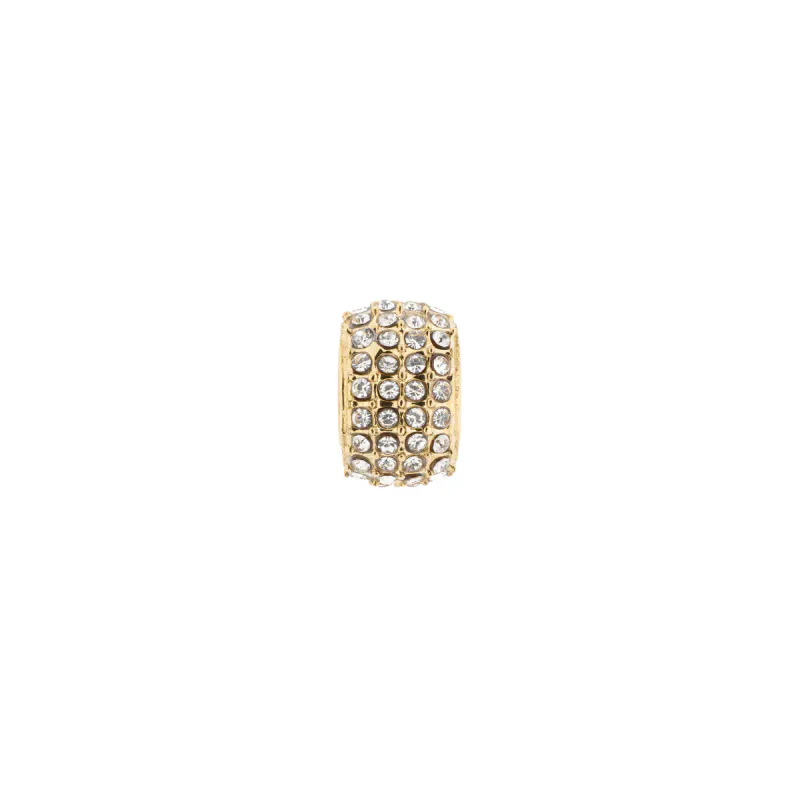 Dark FULL BLING SMALL BEAD CHARM