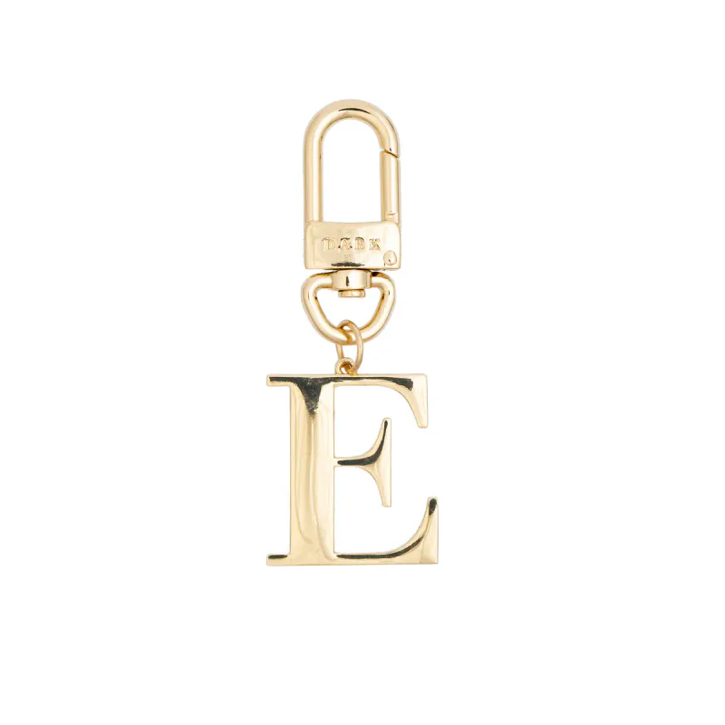 Dark METAL LETTER BAG CHARM