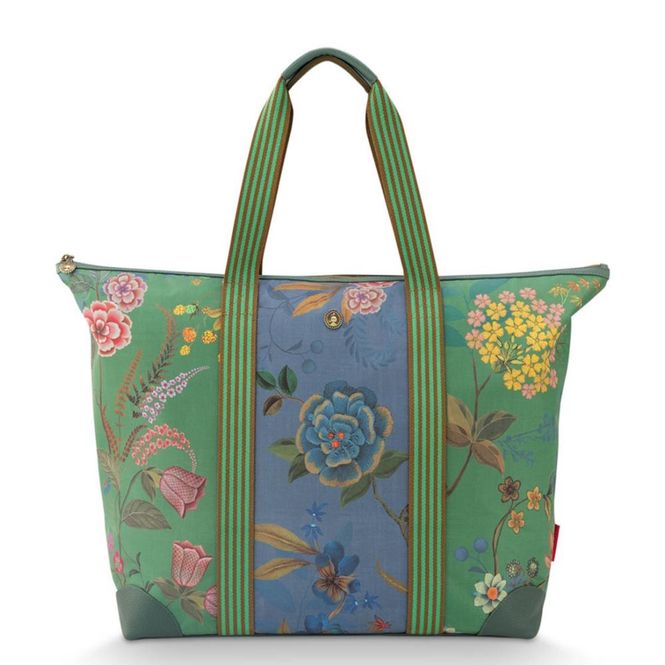 Hovedbilde Pip TOTEBAG Flower green ...