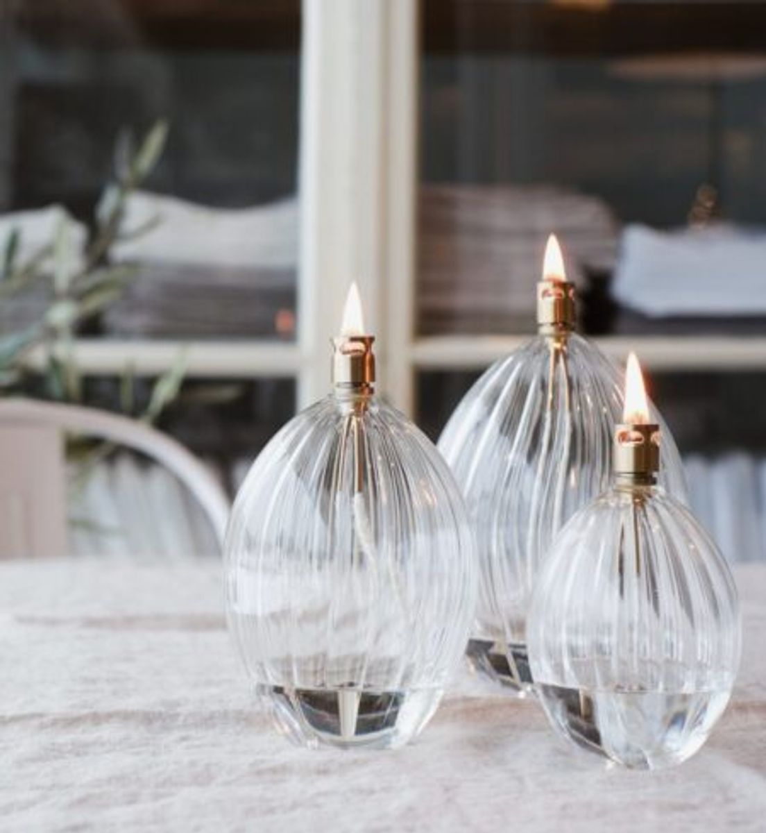 Peri Living OLJELAMPE Ovalis Brass Small