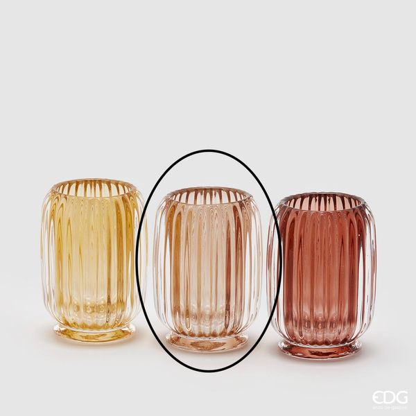 Hovedbilde EDG LYSHOLDER H12 cm Oransje