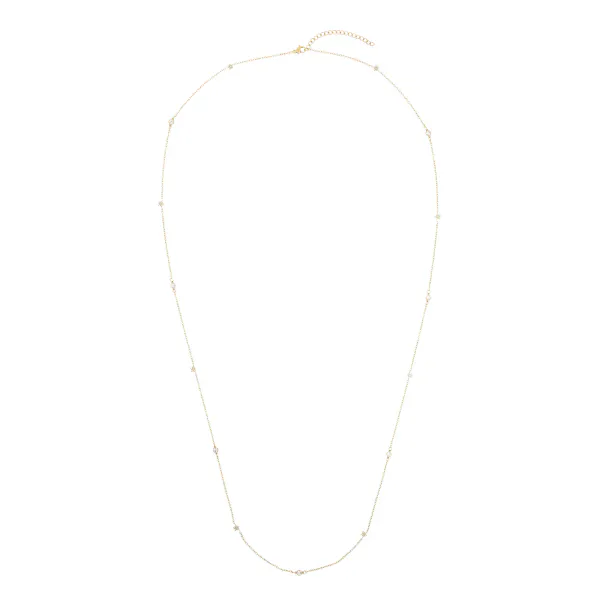 Hovedbilde Dark CRYSTAL STAR & DOT CHAIN ...