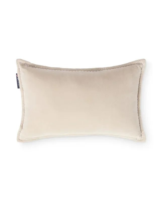 Lexington PUTE Bomullsfløyel Beige Logo 50x30