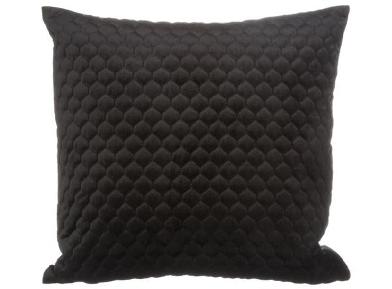 BC Home PUTETREKK Bikube Velur Sort 45x45 cm