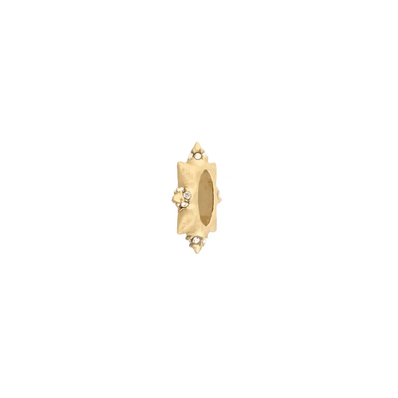Dark CRYSTAL SPIKE SMALL BEAD CHARM