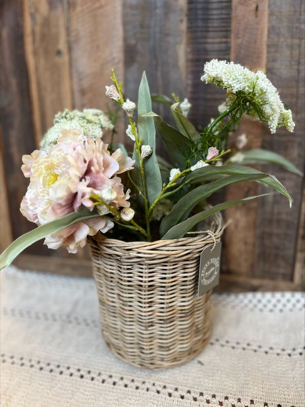 Bruka Design BLOMSTERPOTTE Kurv Stor 21x19cm